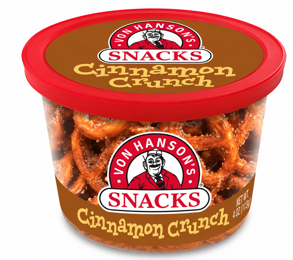 レッド・ツェッペリン キング・クリムゾン ハンブル・パイ5枚セット Cinnamon Crunch Pretzels – Von Hanson's Snacks